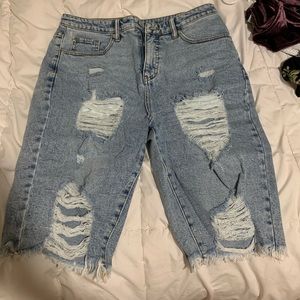Jean shorts (long)